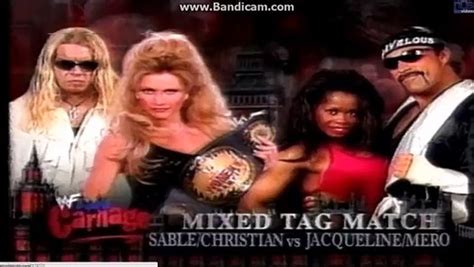 wwe jacqueline boobs|Sable & Christian Vs. Jacqueline & Marc Mero (WWF Capital。